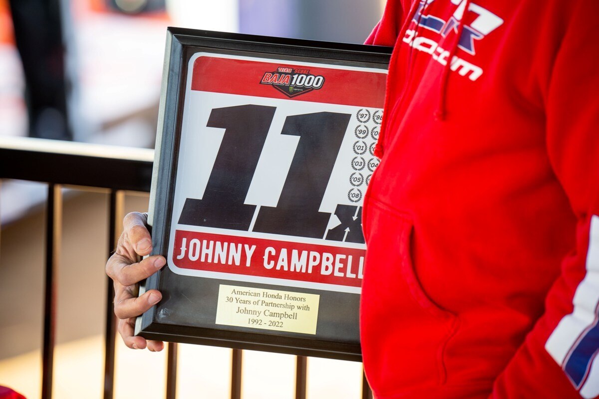 Honda e Johnny Campbell: 30 anni di successi!